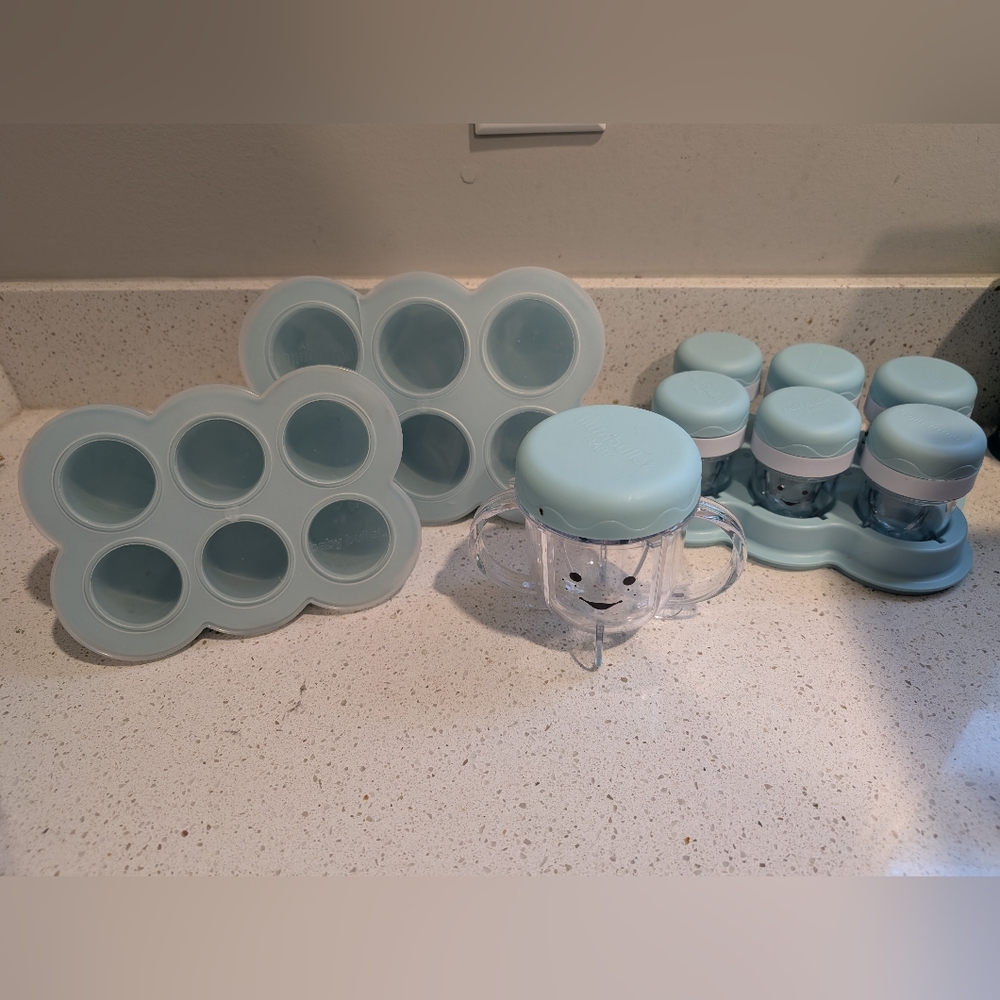 Baby bullet food storage set